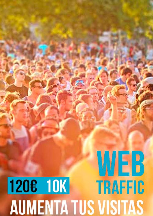 Tráfico Web 10 mil visitas SEO